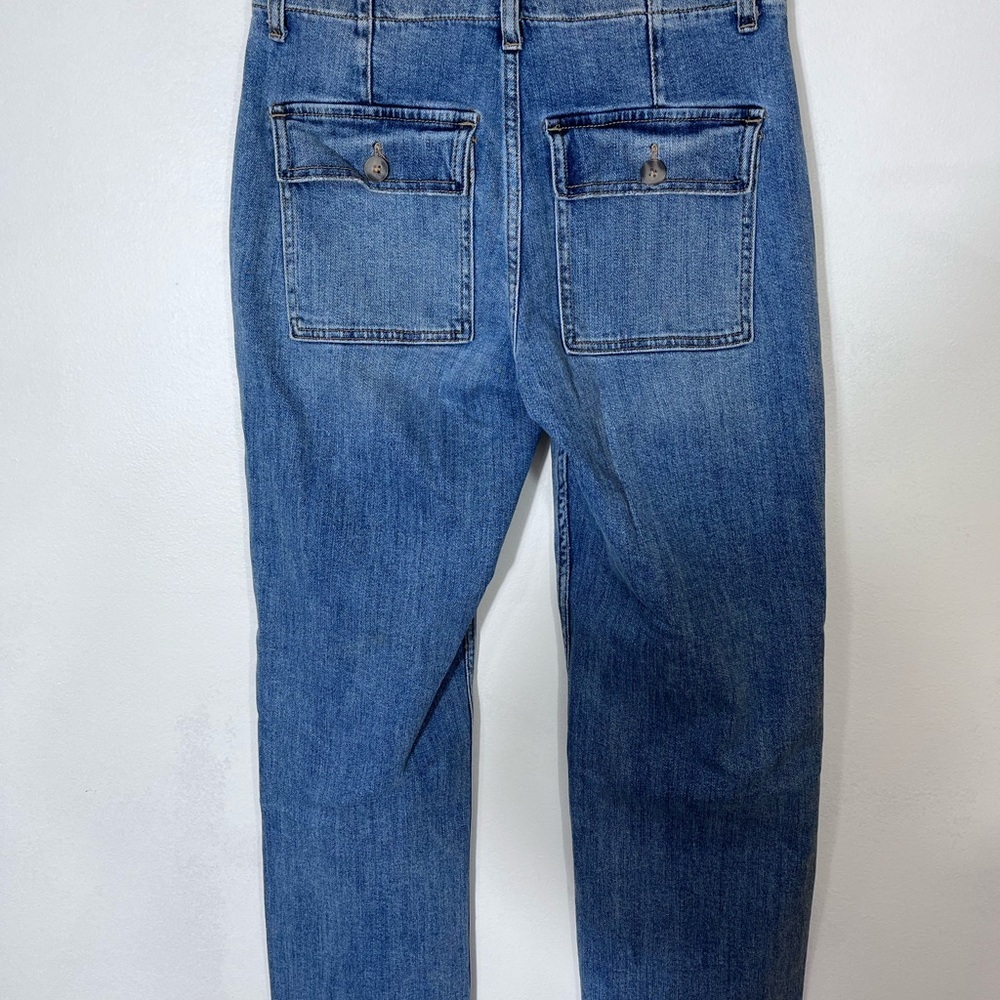 Vervet Womens High Rise Raw Hem‎ Cropped Wide Leg Jeans Women’s 25 - Picture 2 of 8